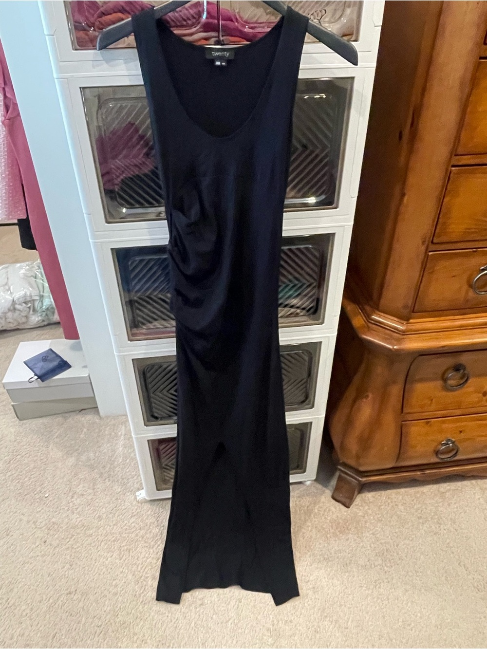 Twenty Black Sleeveless Maxi Dress